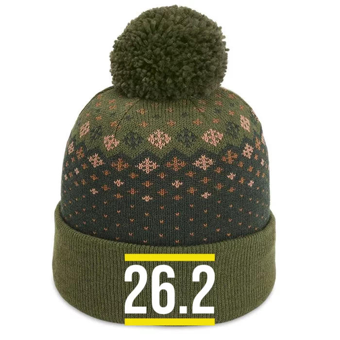 Marathon 26.2 The Baniff Cuffed Pom Beanie