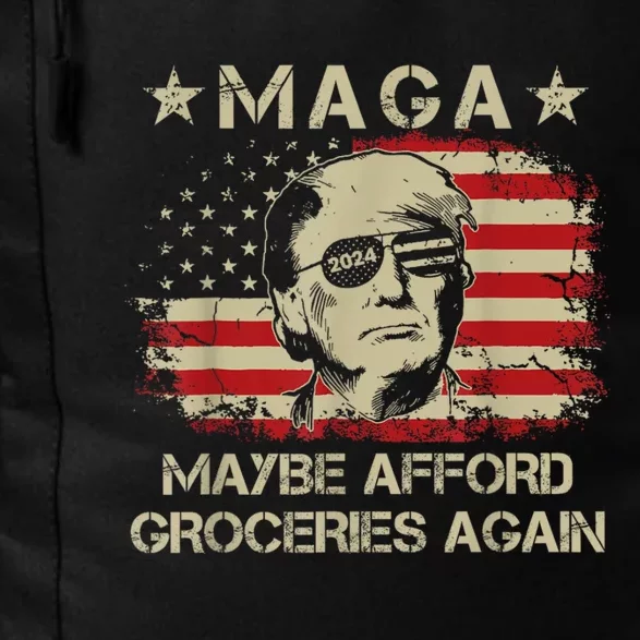 Maga 2024 Maybe Afford Groceries Again Retro Trump 2024 Daily Commute Backpack