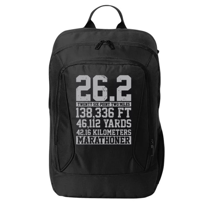 Marathon 262 Miles Running Runner Gift City Backpack