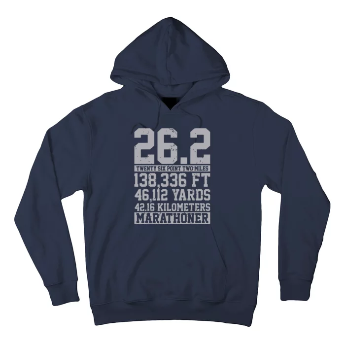 Marathon 262 Miles Running Runner Gift Hoodie