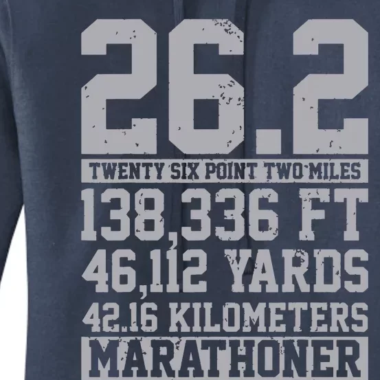 Marathon 262 Miles Running Runner Gift Women's Pullover Hoodie