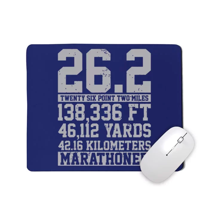 Marathon 262 Miles Running Runner Gift Mousepad