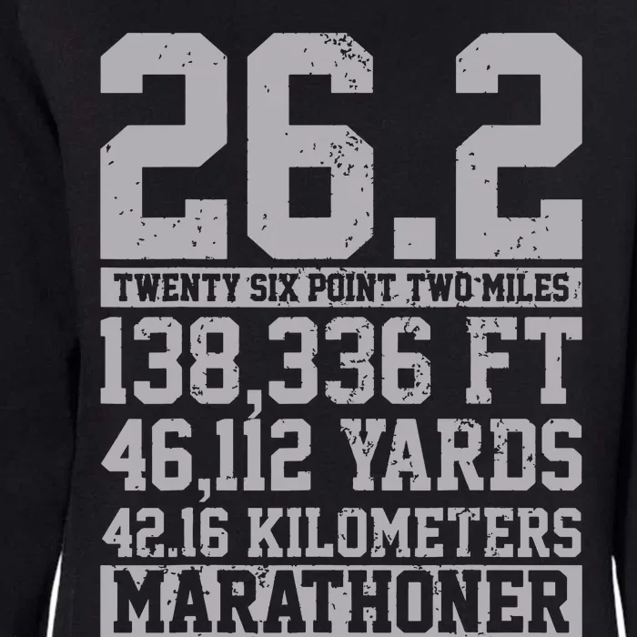 Marathon 262 Miles Running Runner Gift Womens California Wash Sweatshirt