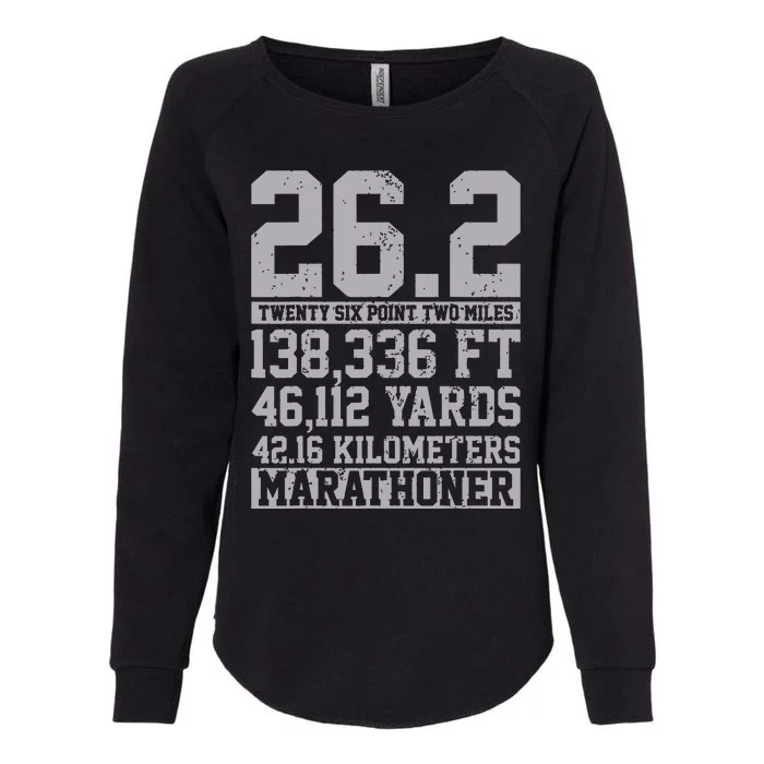 Marathon 262 Miles Running Runner Gift Womens California Wash Sweatshirt