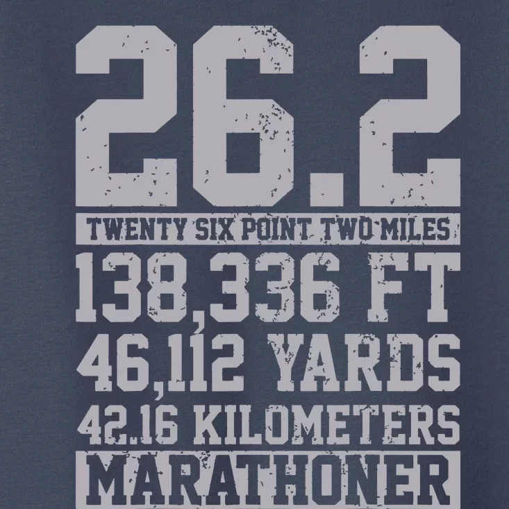 Marathon 262 Miles Running Runner Gift Toddler T-Shirt