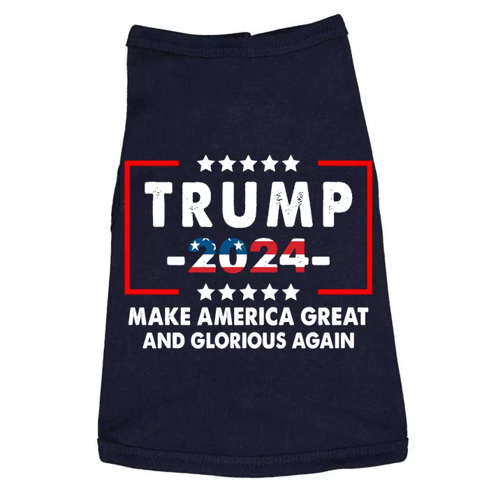 MAGAGA 2024 Make America Great And Glorious Again Trump Shirt Doggie Tank