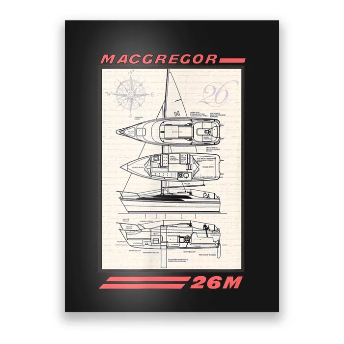 Sailboat Parts Premium Matte Vertical Poster sold by Gregory Anderson, SKU  40824937