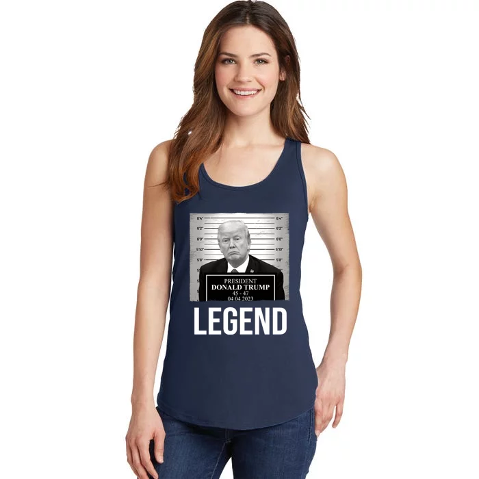 Mugshot 2024 Trump Legend Ladies Essential Tank