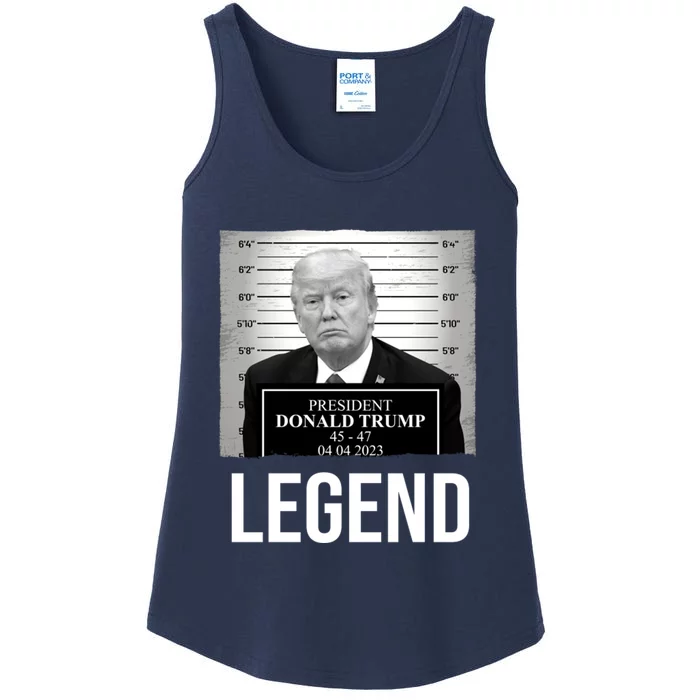 Mugshot 2024 Trump Legend Ladies Essential Tank