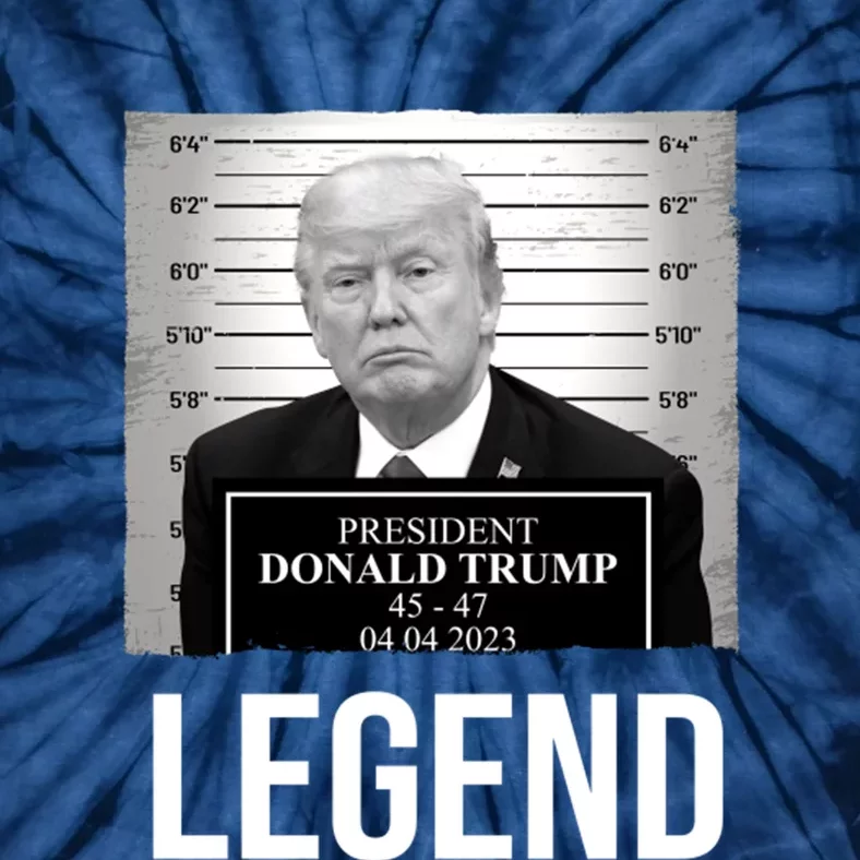 Mugshot 2024 Trump Legend Tie-Dye T-Shirt