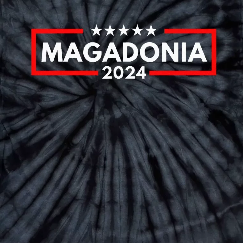 Magadonia 2024 Trump Voter Proud Trump Supporter Magadonian Tie-Dye T-Shirt