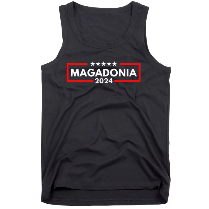 Magadonia 2024 Trump Voter Proud Trump Supporter Magadonian Tank Top