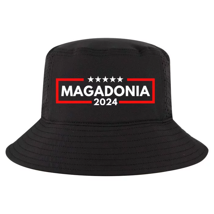 Magadonia 2024 Trump Voter Proud Trump Supporter Magadonian Cool Comfort Performance Bucket Hat