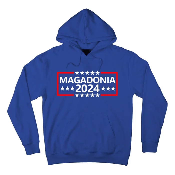 Magadonia 2024 Trump Voter Proud Trump Supporter Magadonian Tall Hoodie