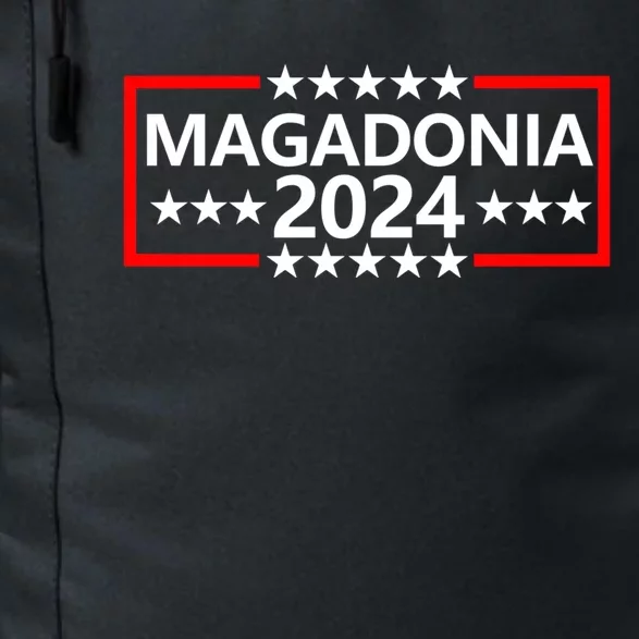 Magadonia 2024 Trump Voter Proud Trump Supporter Magadonian Daily Commute Backpack