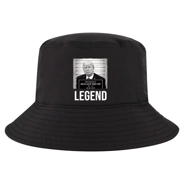 Mugshot 2024 Trump Legend Cool Comfort Performance Bucket Hat