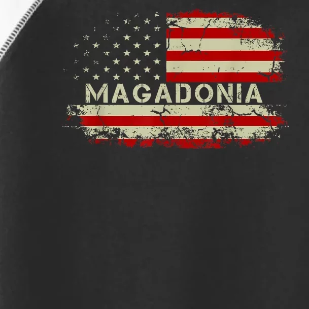 Magadonia 2024 Trump Voter Proud Trump Supporter Magadonian Toddler Fine Jersey T-Shirt