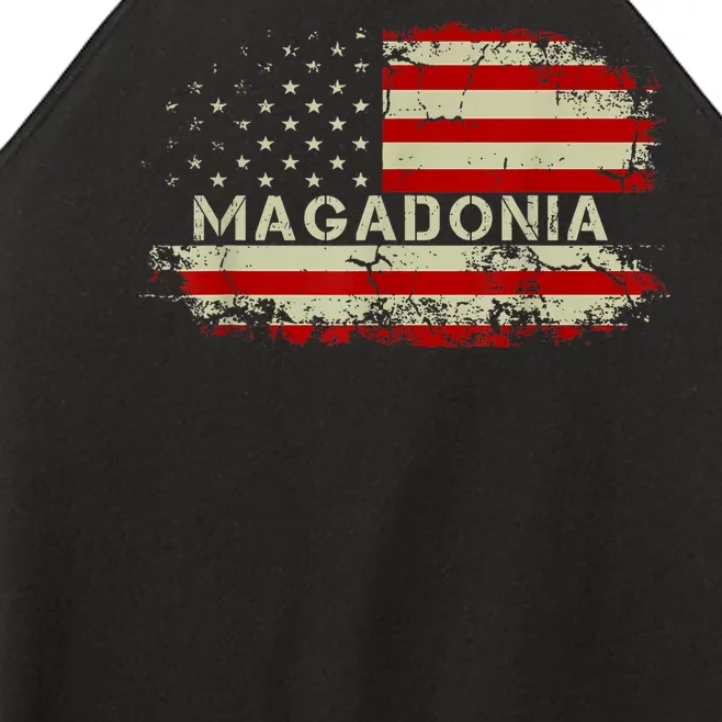 Magadonia 2024 Trump Voter Proud Trump Supporter Magadonian Women’s Perfect Tri Rocker Tank