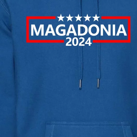 Magadonia 2024 Trump Voter Proud Trump Supporter Magadonian Premium Hoodie