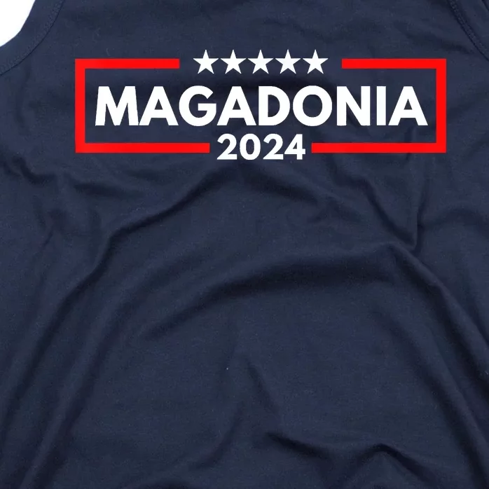 Magadonia 2024 Trump Voter Proud Trump Supporter Magadonian Tank Top