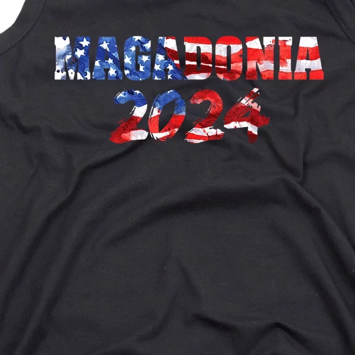 Magadonia 2024 Trump Voter Proud Trump Supporter Magadonian Tank Top