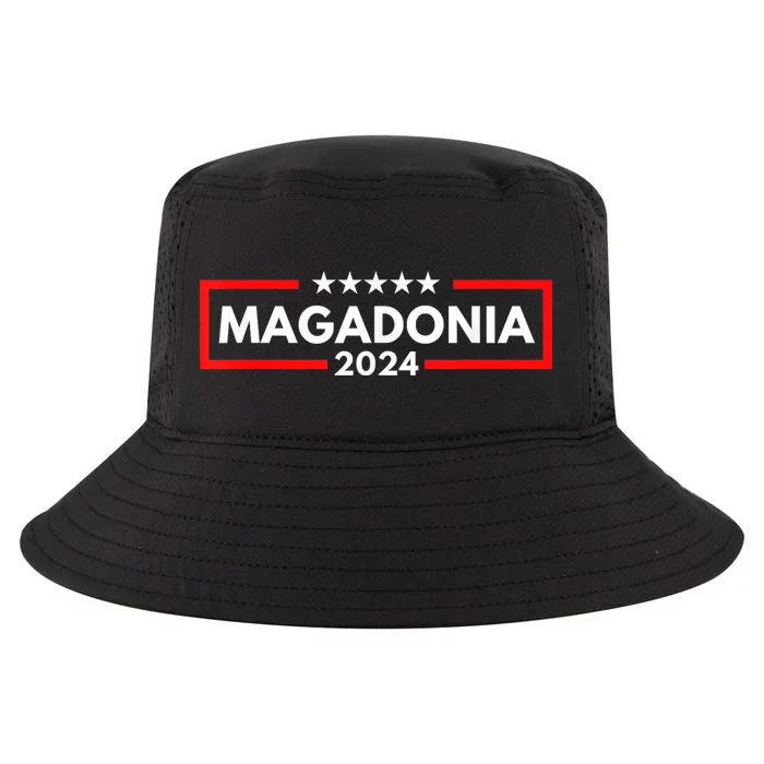 Magadonia 2024 Trump Voter Proud Trump Supporter Magadonian Cool Comfort Performance Bucket Hat