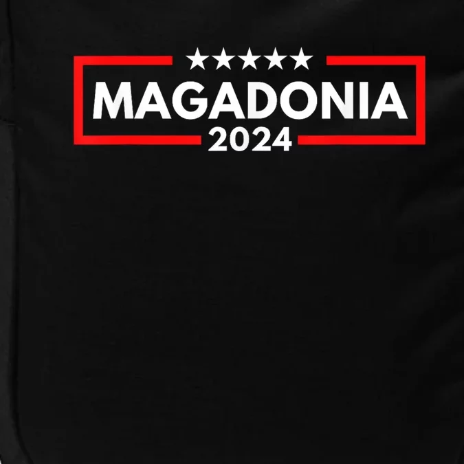 Magadonia 2024 Trump Voter Proud Trump Supporter Magadonian Impact Tech Backpack