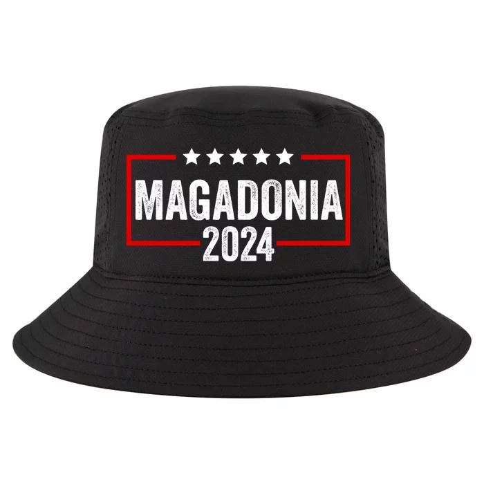 Magadonia 2024 Trump Voter Proud Trump Supporter Magadonian Cool Comfort Performance Bucket Hat