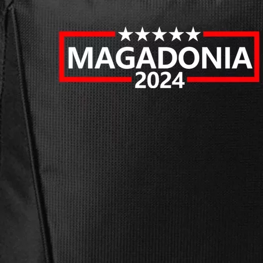 Magadonia 2024 Trump Supporter Proud Trump Voter Magadonian City Backpack