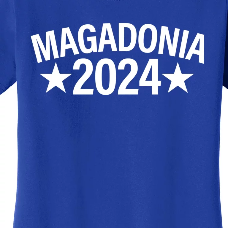 Magadonia 2024 Trump Supporter Proud Trump Voter Magadonian Women's T-Shirt