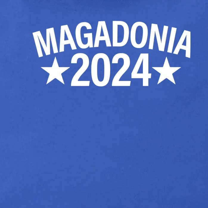 Magadonia 2024 Trump Supporter Proud Trump Voter Magadonian Zip Tote Bag