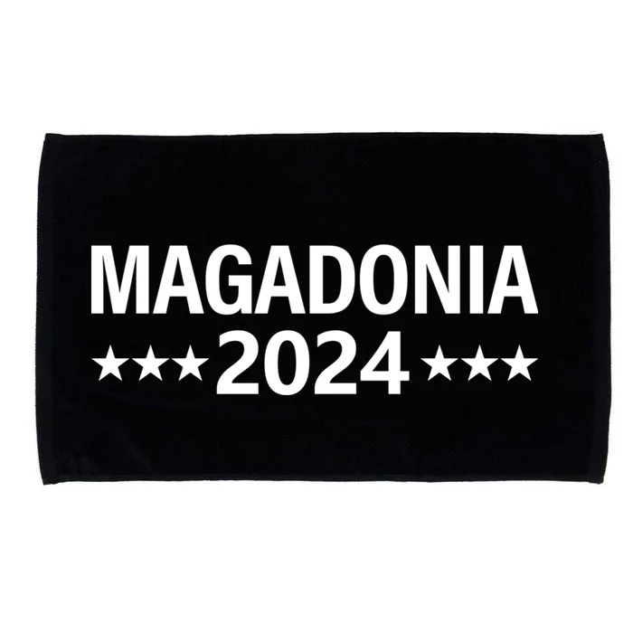 Magadonia 2024 Trump Supporter Proud Trump Voter Magadonian Microfiber Hand Towel