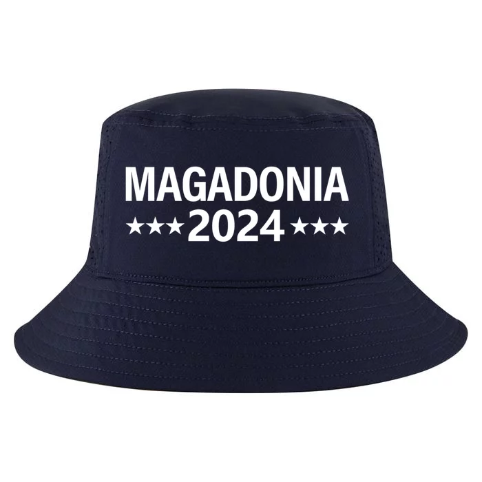 Magadonia 2024 Trump Supporter Proud Trump Voter Magadonian Cool Comfort Performance Bucket Hat