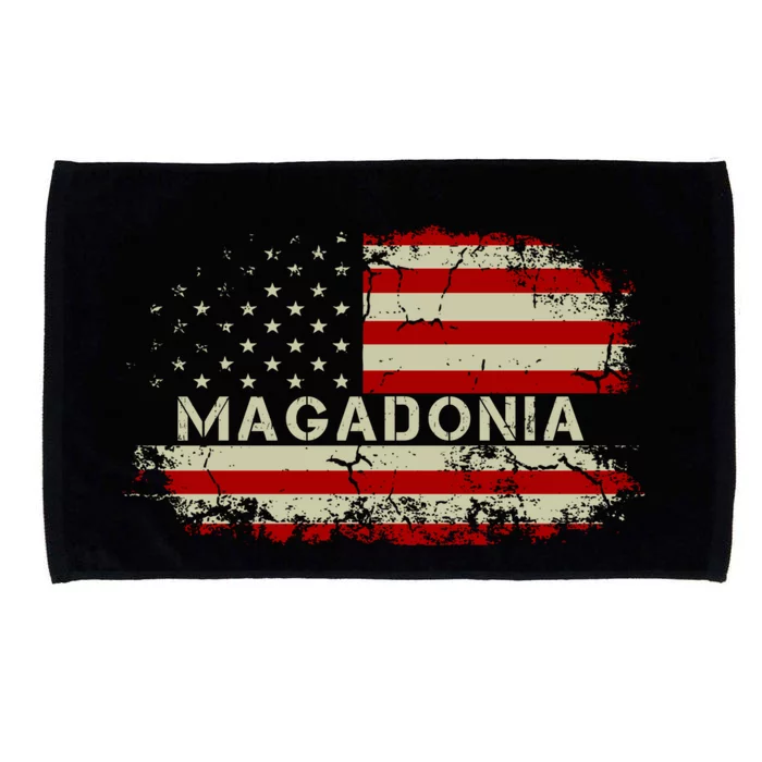 Magadonia 2024 Trump Supporter Proud Trump Voter Magadonian Microfiber Hand Towel