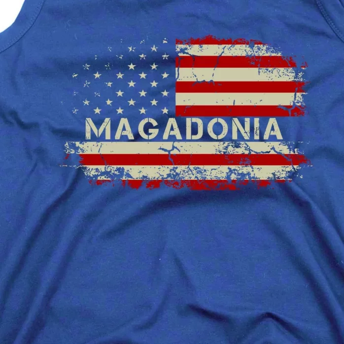 Magadonia 2024 Trump Supporter Proud Trump Voter Magadonian Tank Top