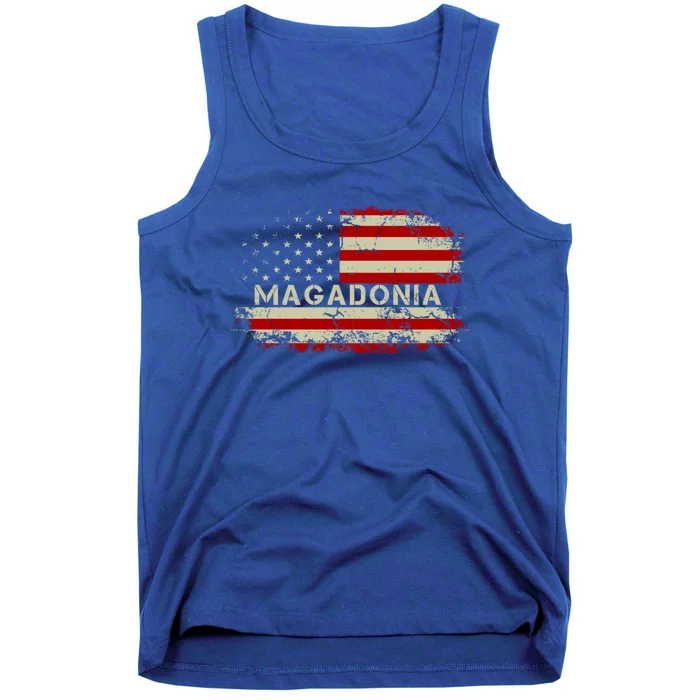 Magadonia 2024 Trump Supporter Proud Trump Voter Magadonian Tank Top