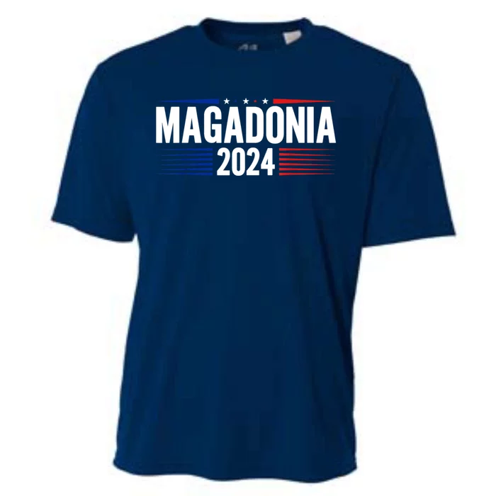 Magadonia 2024 Trump Voter Proud Trump Supporter Magadonian Cooling Performance Crew T-Shirt