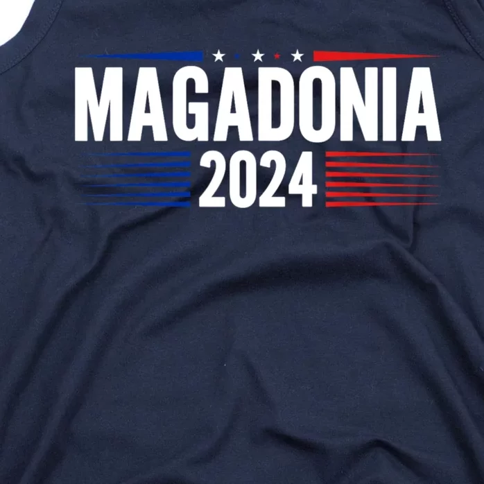 Magadonia 2024 Trump Voter Proud Trump Supporter Magadonian Tank Top