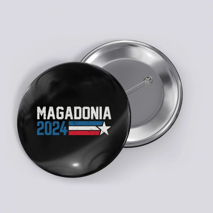 Magadonia 2024 Trump Supporter Proud Trump Voter Magadonian Button