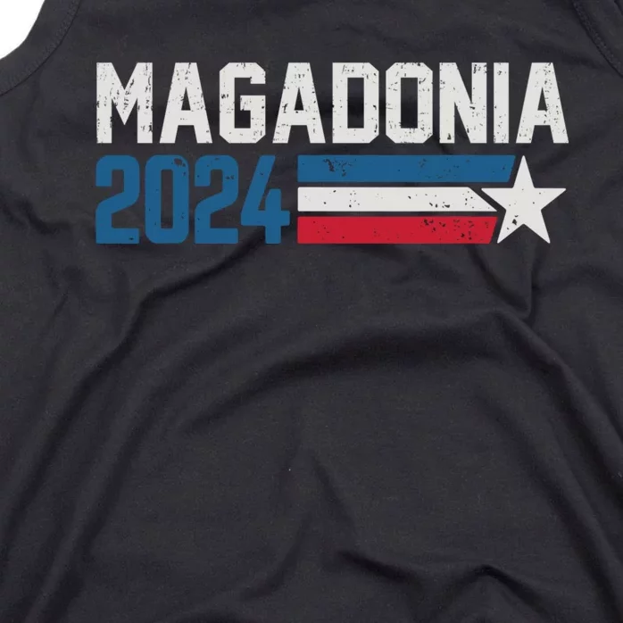 Magadonia 2024 Trump Supporter Proud Trump Voter Magadonian Tank Top