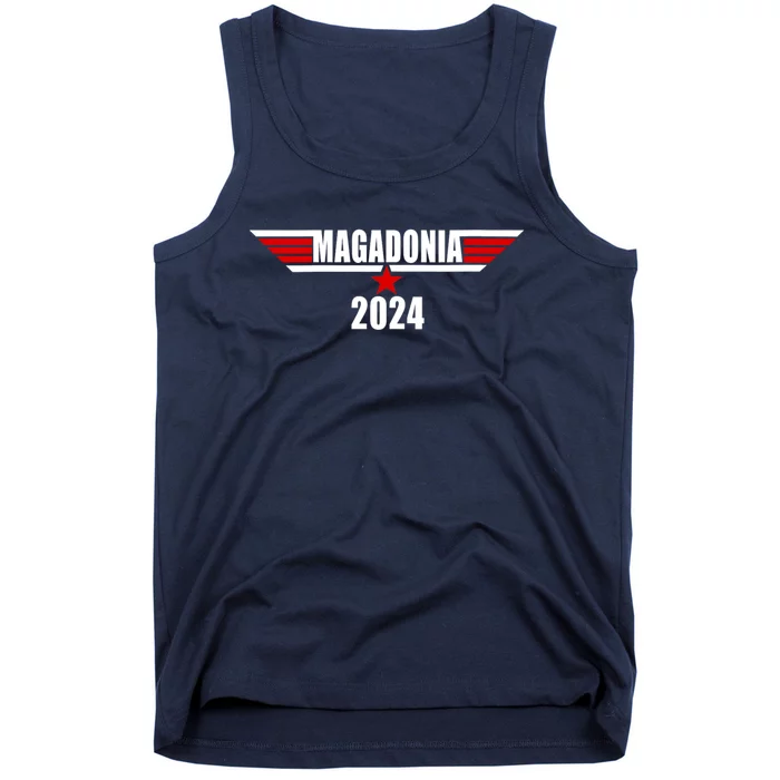 Magadonia 2024 Trump Voter Proud Trump Supporter Magadonian Tank Top