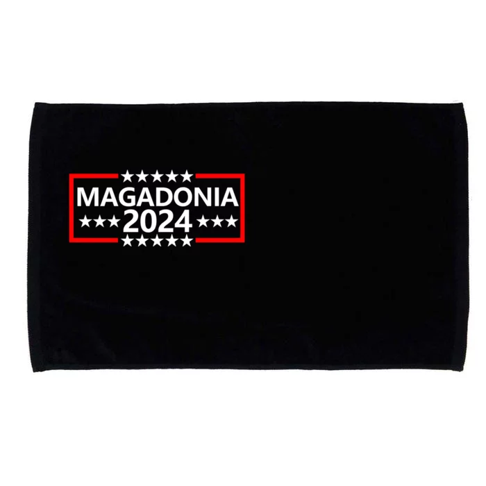 Magadonia 2024 Trump Supporter Proud Trump Voter Magadonian Microfiber Hand Towel