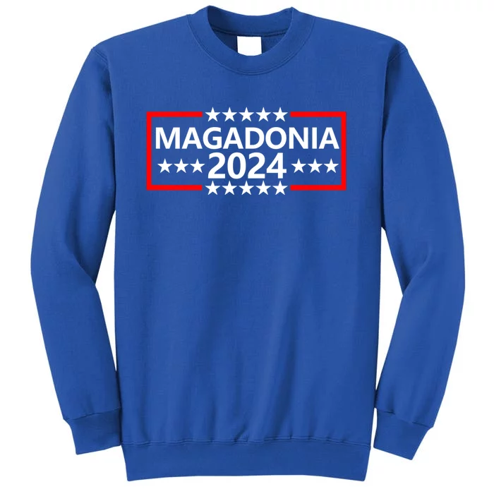 Magadonia 2024 Trump Supporter Proud Trump Voter Magadonian Tall Sweatshirt