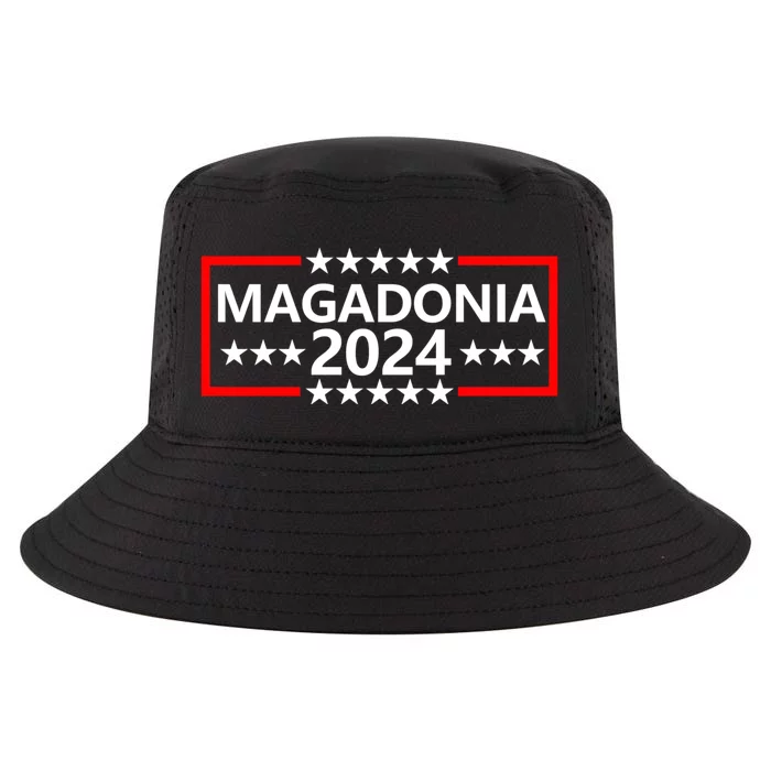 Magadonia 2024 Trump Supporter Proud Trump Voter Magadonian Cool Comfort Performance Bucket Hat