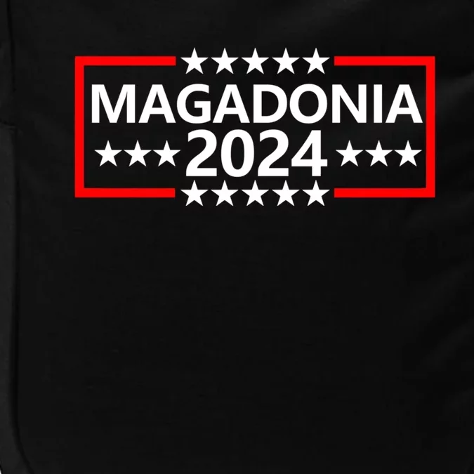 Magadonia 2024 Trump Supporter Proud Trump Voter Magadonian Impact Tech Backpack