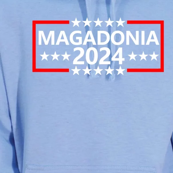 Magadonia 2024 Trump Supporter Proud Trump Voter Magadonian Unisex Surf Hoodie