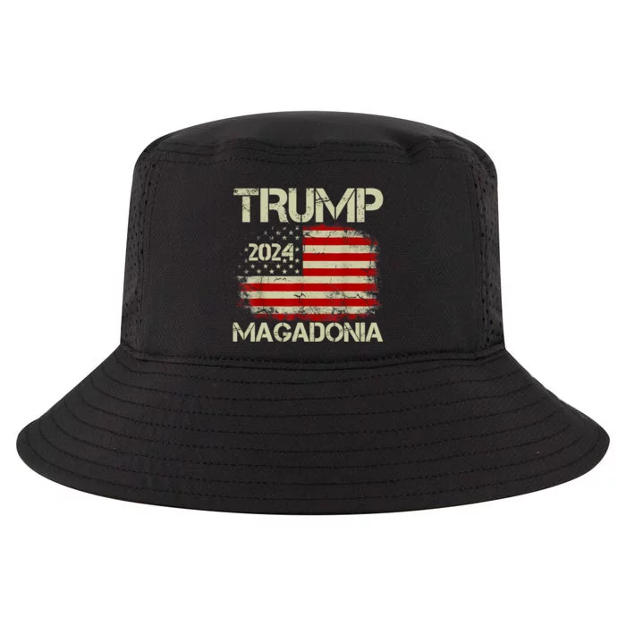 Magadonia 2024 Trump Supporter Proud Trump Voter Magadonian Cool Comfort Performance Bucket Hat