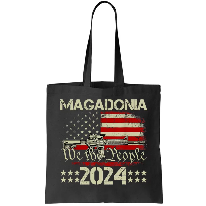 Magadonia 2024 Trump Supporter Proud Trump Voter Magadonian Tote Bag