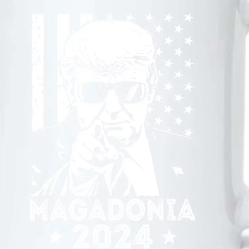 Magadonia 2024 Trump Supporter Proud Trump Voter Magadonian Black Color Changing Mug