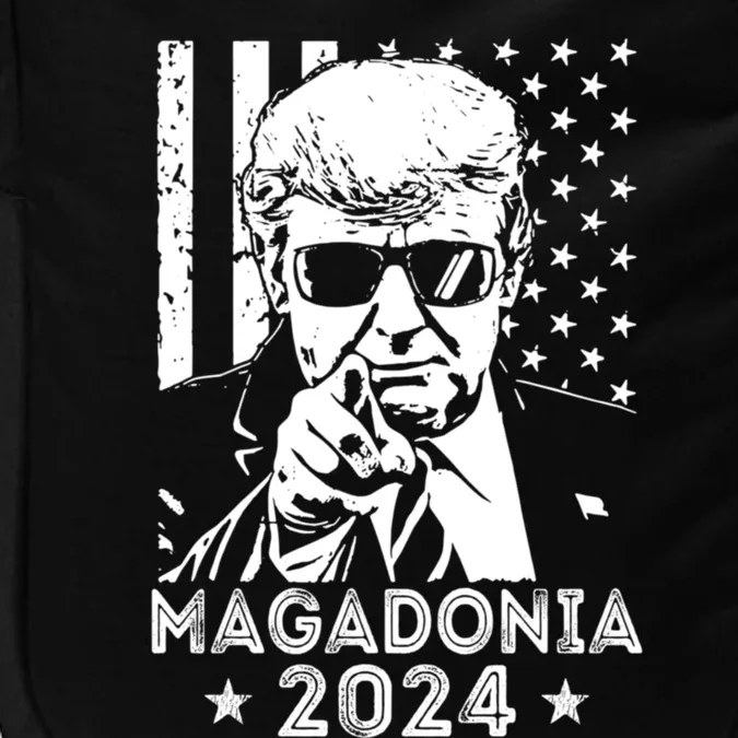 Magadonia 2024 Trump Supporter Proud Trump Voter Magadonian Impact Tech Backpack